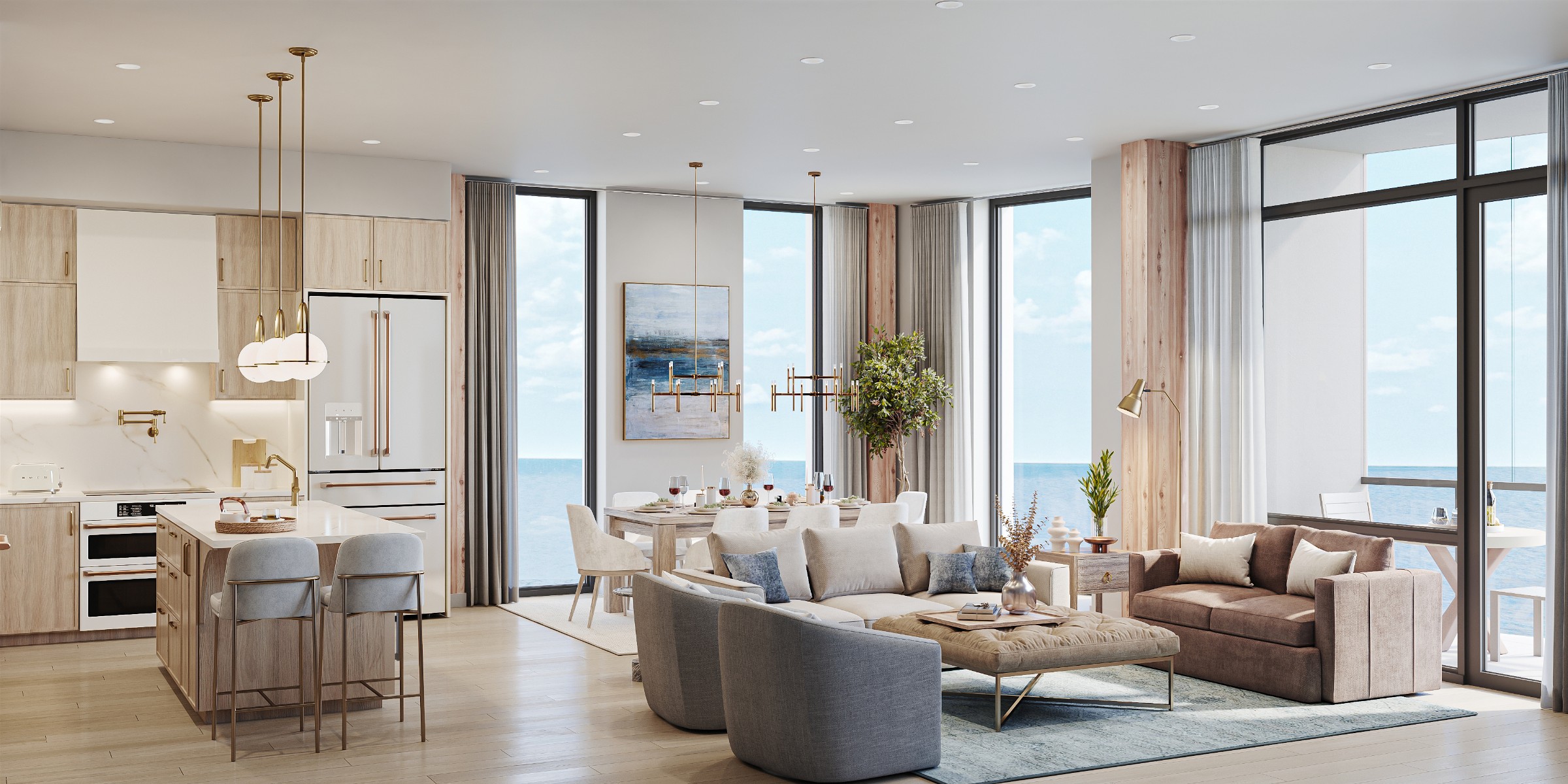 North Bay Condo - Interior Rendering